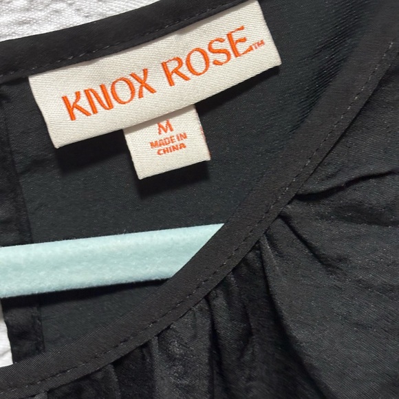 Knox Rose women’s black dress with ruffles - Picture 6 of 7